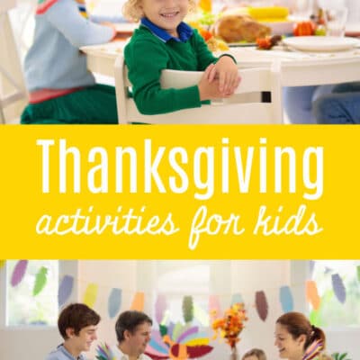 Thanksgiving Activities for School Aged Kids