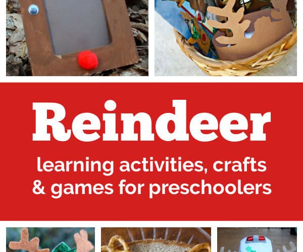 reindeer learning activities for preschoolers