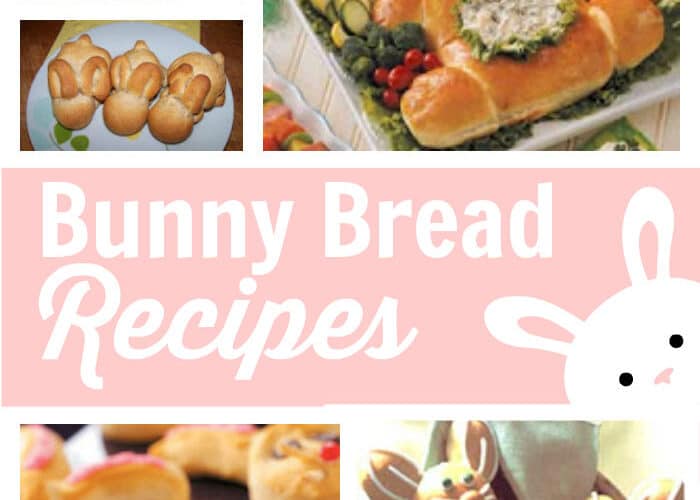 bunny bread recipes to back with kids for easter