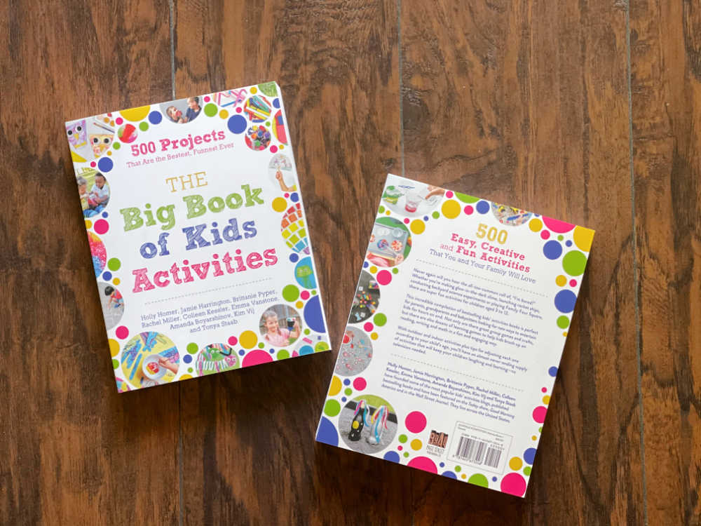 Front and Back Cover of The Big Book of Kids Activities - 500 Projects That are the Bestest, Funnest Ever!