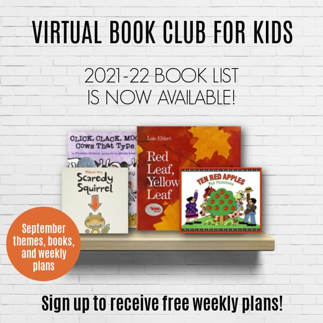 Virtual Book Club List for 2021-2022