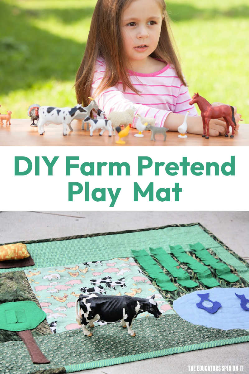 DIY Farm Pretend Play Mat The Educators Spin On It