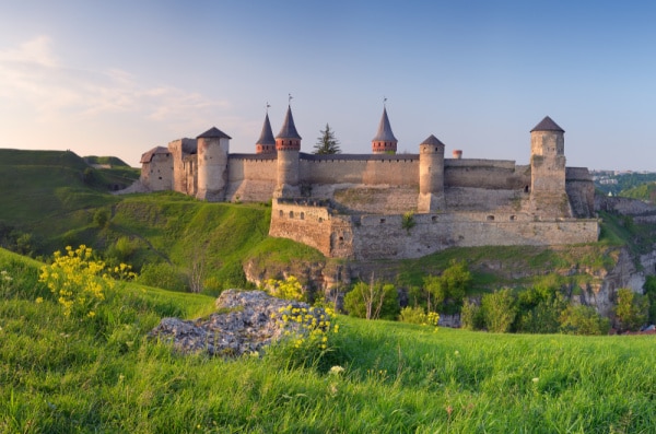 Kamianets Podilskyi Castle in Ukraine