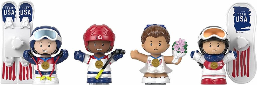 Winter Olympics Team USA toy figures