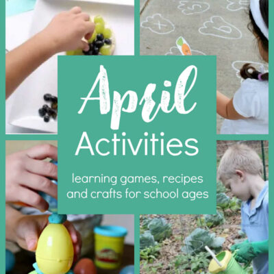 April Activities for Kids After School {Free Activity Calendar}