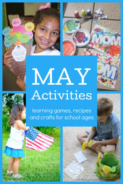 May Activities for Kids After School {Free Activity Calendar} - The ...