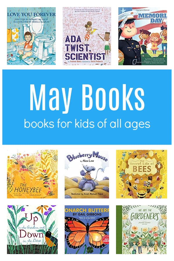 A collection of May books for kids