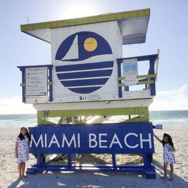 Lifeguard Stand at Miami Beach Florida