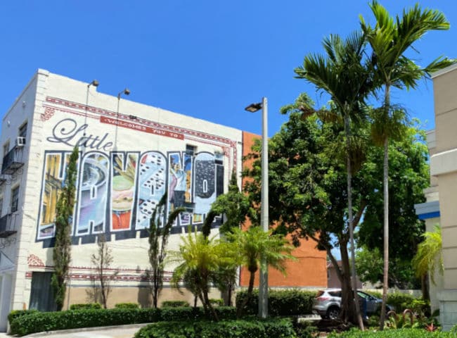 Little Havana Neighborhood in Miami Florida