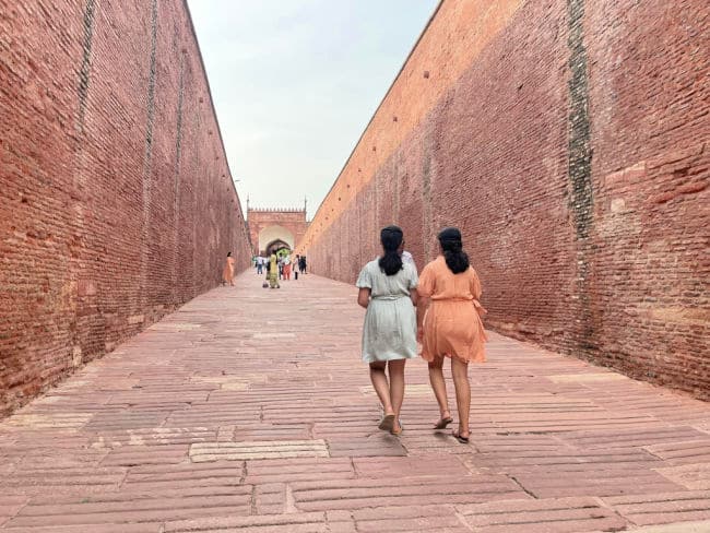 Agra Fort entrance in India