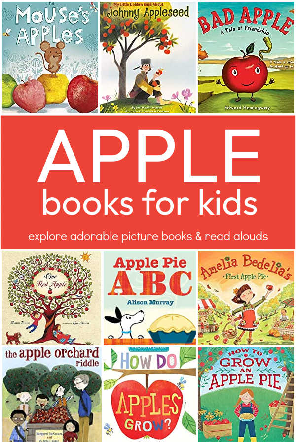 The best apple books for kindergarten and preschool