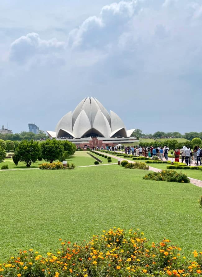 Lotus Temple in New Delhi, India