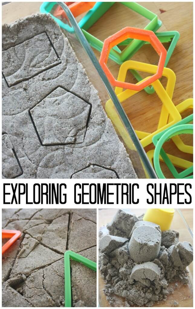 Exploring Geometric Shapes with Kinetic Sand