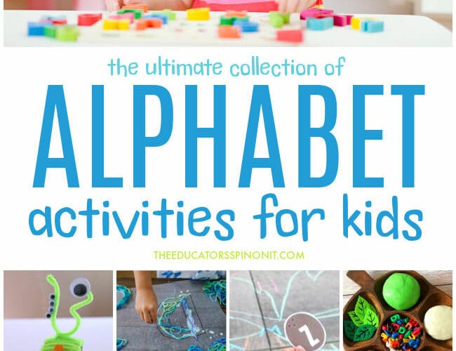 30+ Alphabet Activities for Kids