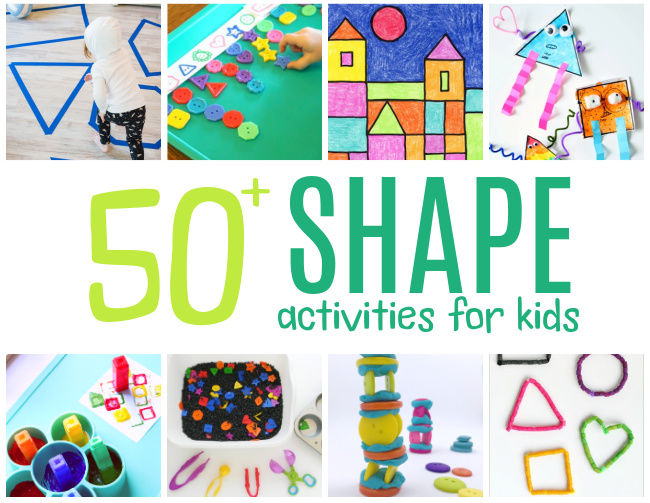 50+ Shape Activities for Preschool and Kindergarten