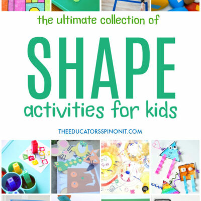 Shape Activities for Preschool and Kindergarten