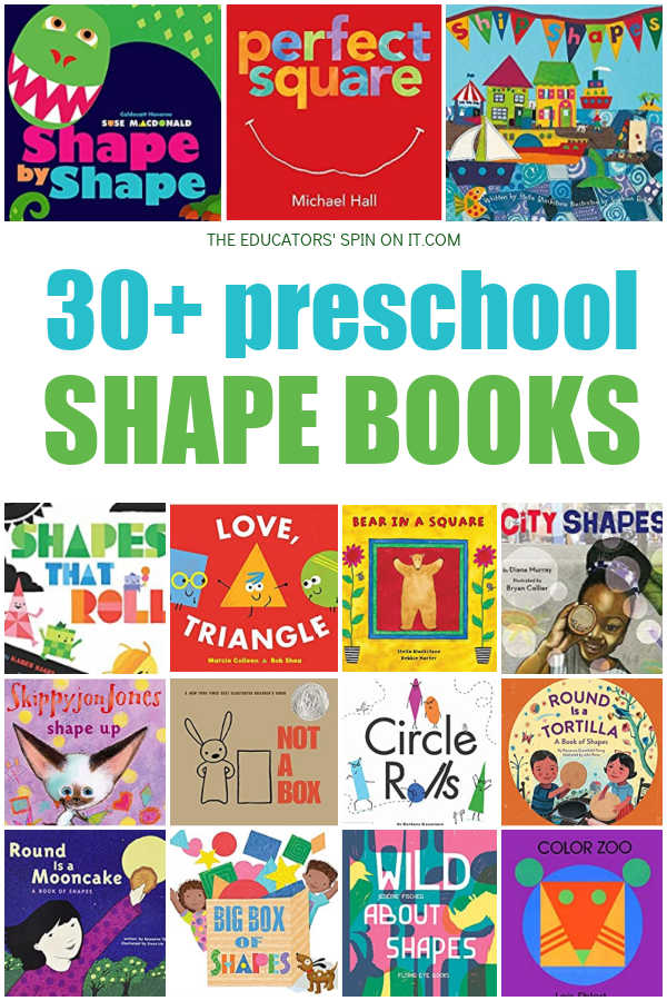 30+ Shape Books for Preschool and Kindergarten