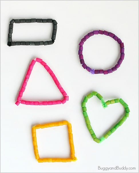 Making Shapes with Dyed Pasta