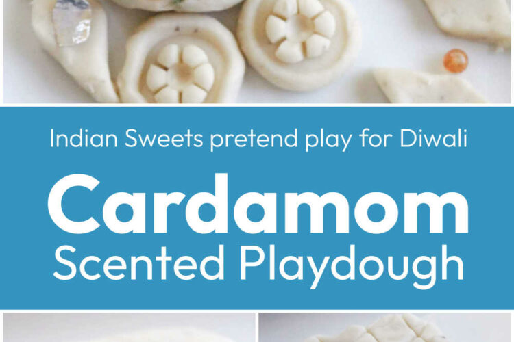 Cardamom Scented Playdough for Indian Sweets Playdough Fun with Kids