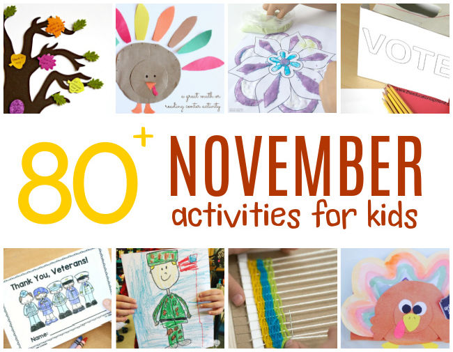 80+ November Activities for Kids