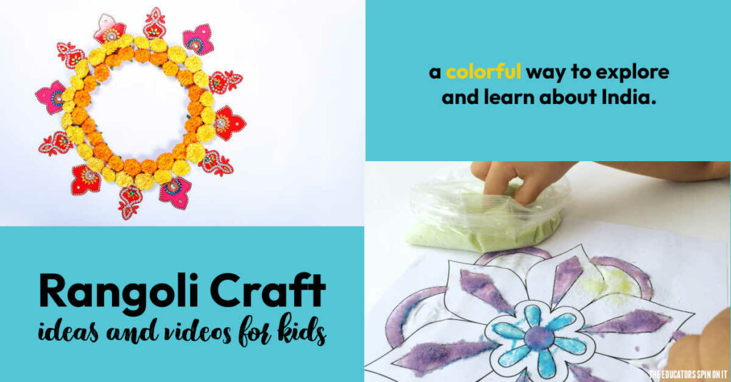 Rangoli Craft Idea for Kids