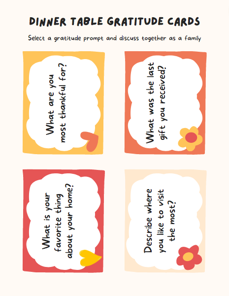 Simple 30-Day Gratitude Prompts for Kids - The Educators' Spin On It