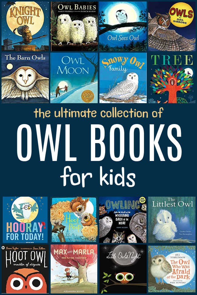 Owl Books for Kids! The ultimate collection of books about owls for kids of all ages.
