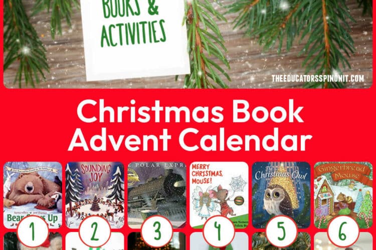 Christmas Book Advent Calendar! 12 Days of Books and Activities this holiday season with your child.