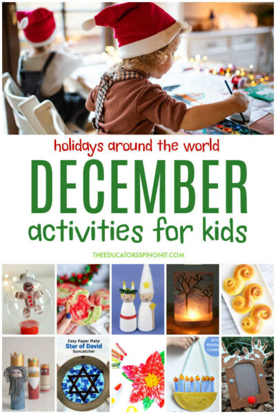 December Activities for Kids exploring holidays around the world