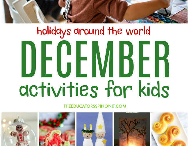 December Activities for Kids exploring holidays around the world