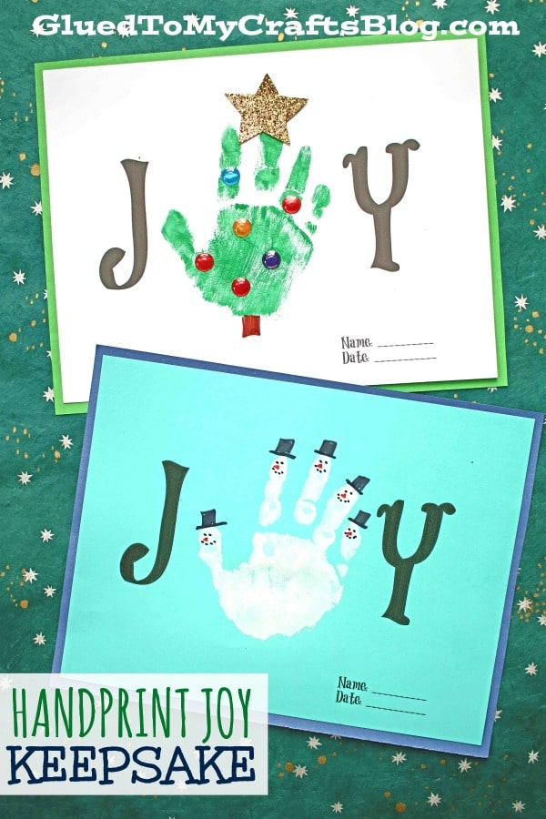 Handprint Joy Keepsake Printable Craft
