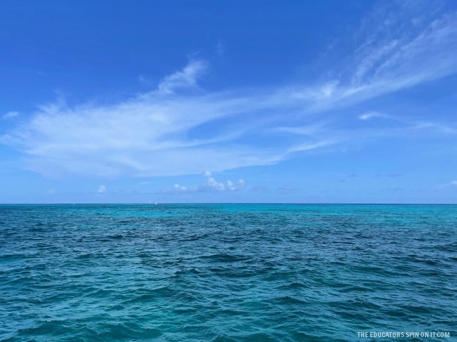 Key Largo Ocean View Near Coral Reef in Florida Keys