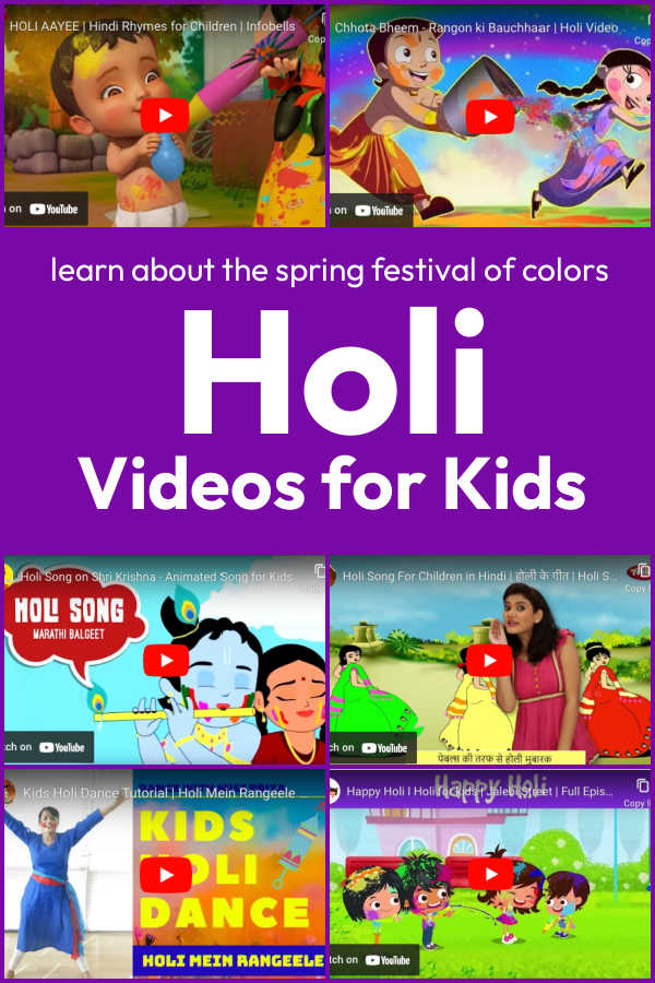 Songs About Holi for Kids to Celebrate the Festival of Color
