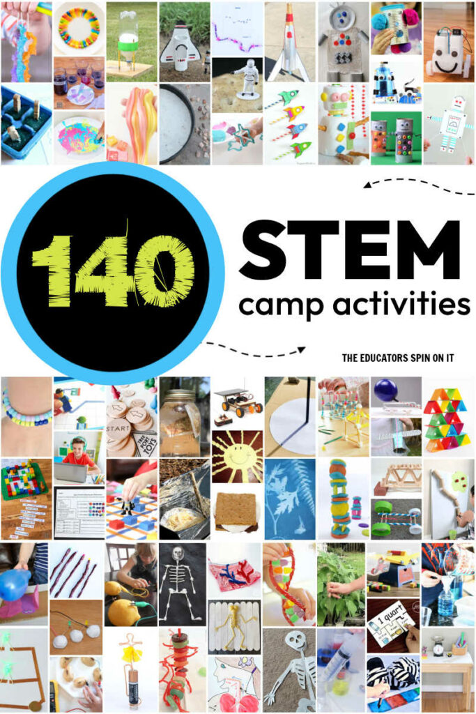 140+ STEM Camp Activities for kids this summer. STEM Themed Activities, Books and Educational Toys for 10 Different Themed STEM Camps