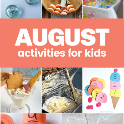 August Activities for Kids {FREE SUMMER ACTIVITY CALENDAR}
