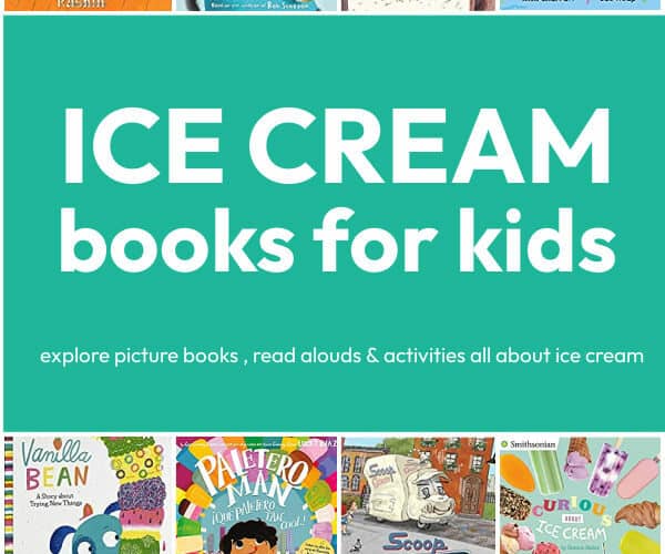 The best collection of Ice Cream Books for Kids. Includes read alouds and activities too all about ice cream.