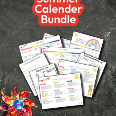 Summer Activity Calendar Bundle