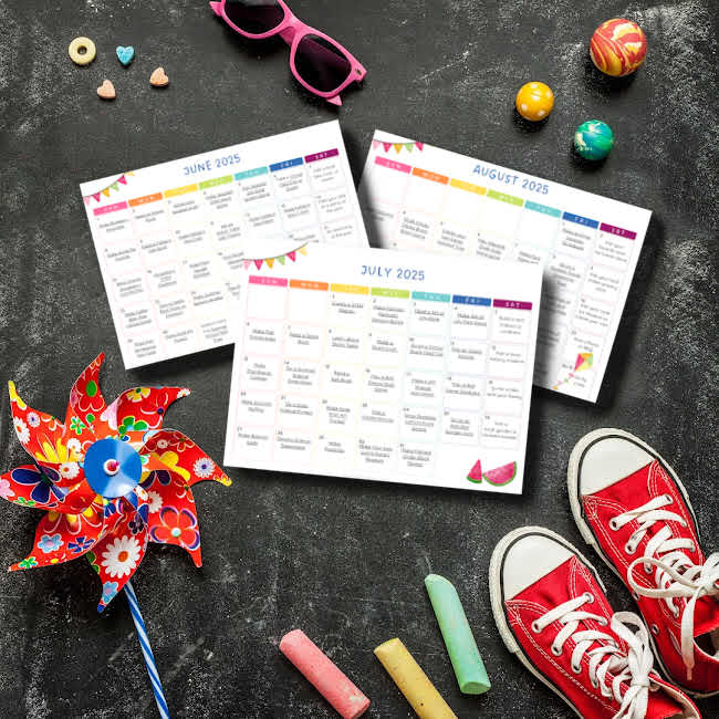 Summer Activity Calendars 2025