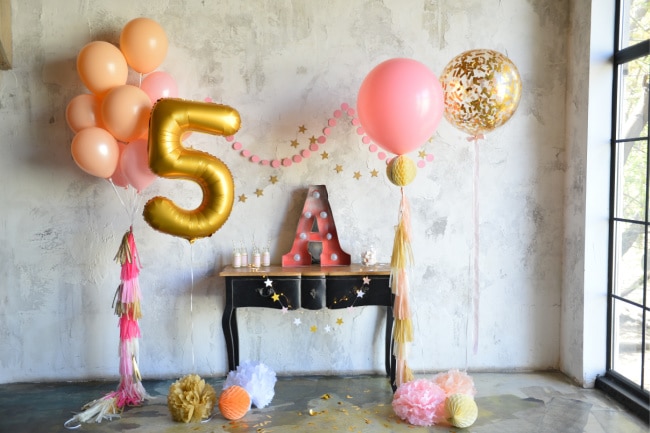 5 year old birthday party gifts and decorations