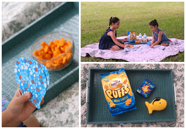 Game Tray for After School Snack Time