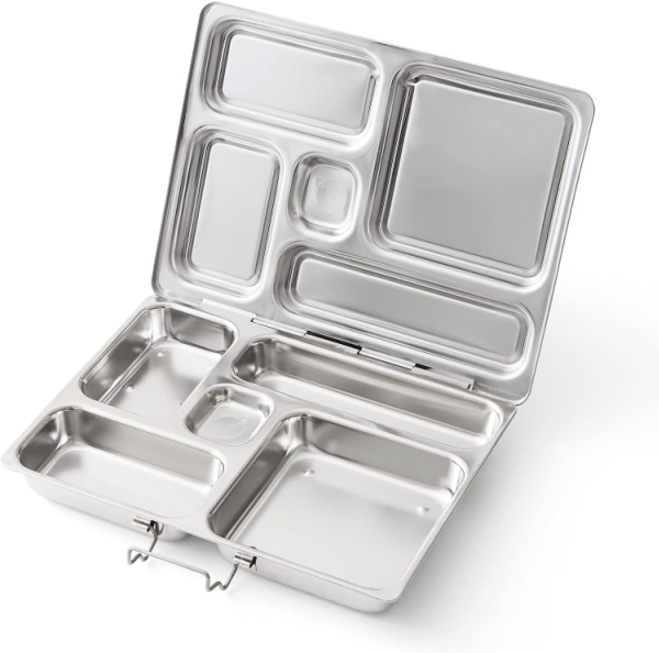 PlanetBox Rover Class Stainless Steel Bento Lunch Box with 5 Compartments