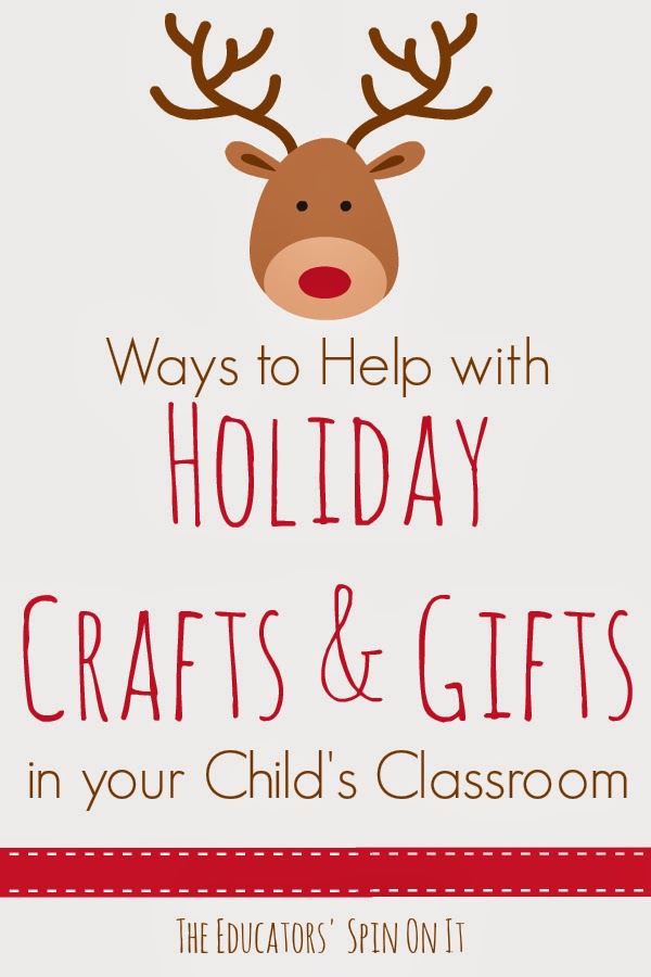 Ways to Support Holiday Crafts and Gifts in your Child's Classroom 