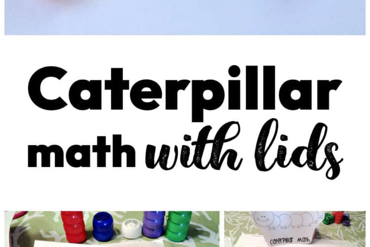 Caterpillar Math with lids