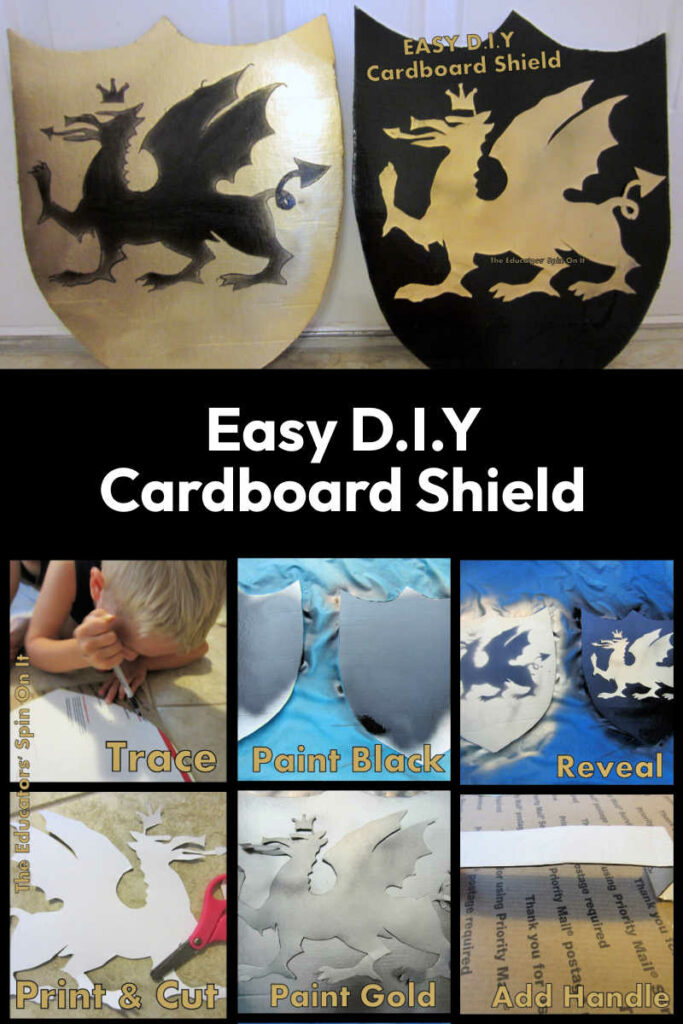 D.I.Y Knight Shield for Pretend Costume Play