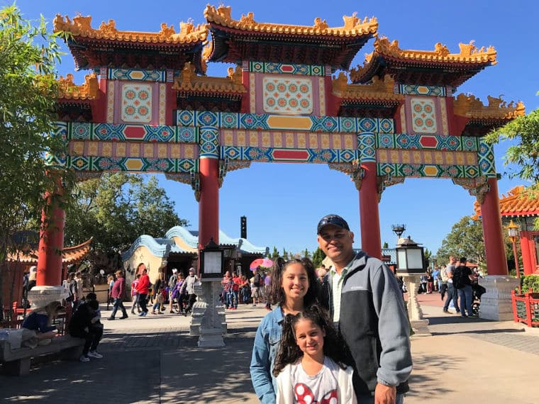 Explore Epcot World Showcase at China with family