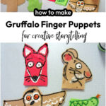 How to Make Felt Gruffalo Finger Puppets for creative storytelling