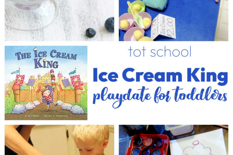 Ice Cream Activities for Toddlers. Host your own Ice Cream King Playdate with friends with this fun and tasty activities.