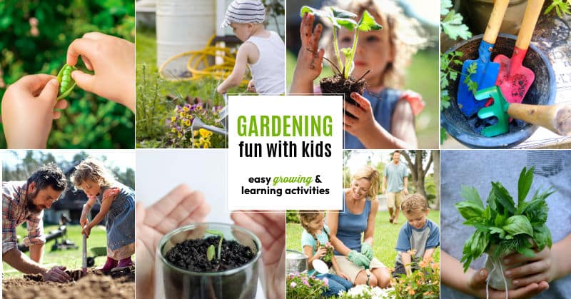 Gardening with Kids! Fun and easy ideas for growing and learning in your garden.