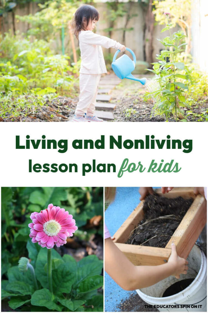 living and non-living lesson plan for kids