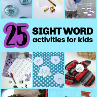 Fun Sight Word Activities for Kids